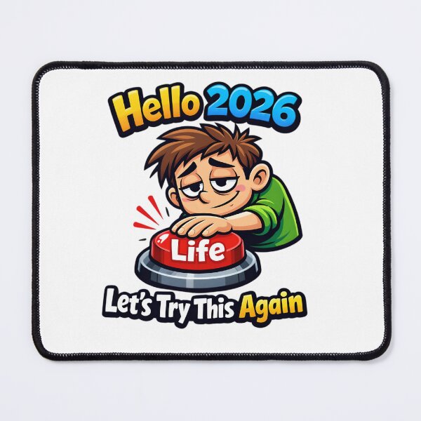 Item preview, Hello 2026, Let’s Try This Again designed and sold by gavinroyal.