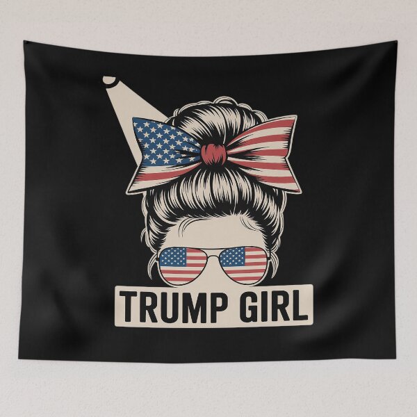 Item preview, Yes I'm A Trump Girl Get Over It - Trump Election  designed and sold by AquaKiev.