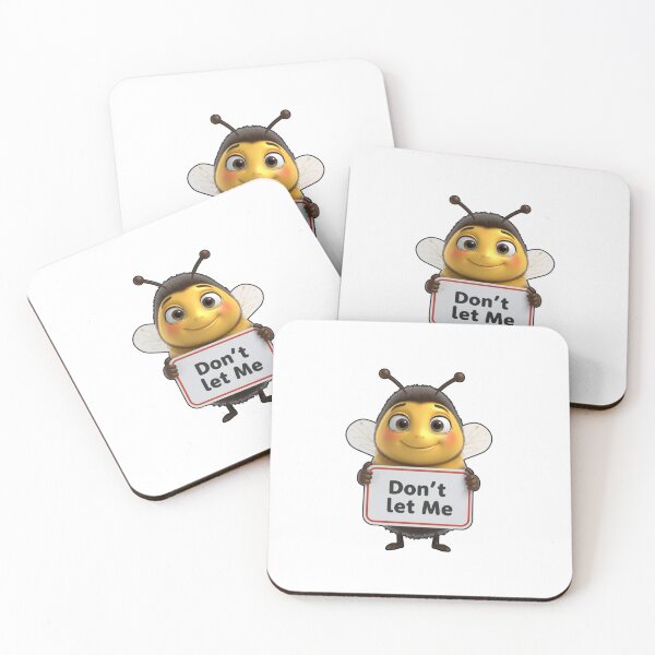 Item preview, Save The Bees Cute 3D Character Art designed and sold by EchoPrint Co..