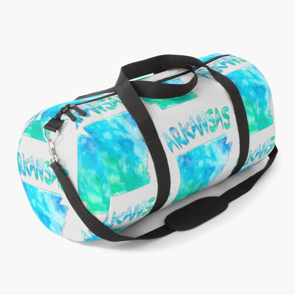 Item preview, Arkansas State Watercolor Map - Artistic Teal & Blue Aesthetic designed and sold by mashmosh.