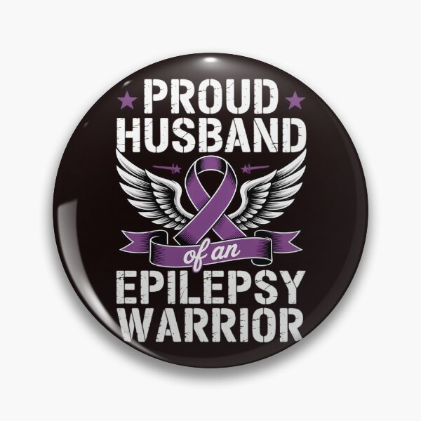 Item preview, Epilepsy Warrior Husband Epileptic Seizure Disorder Advocate designed and sold by hettingerchaim.
