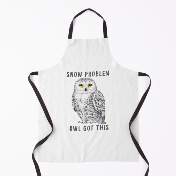 Item preview, Snow Problem Owl Got This Funny Snowy Owl Pun designed and sold by gillys.