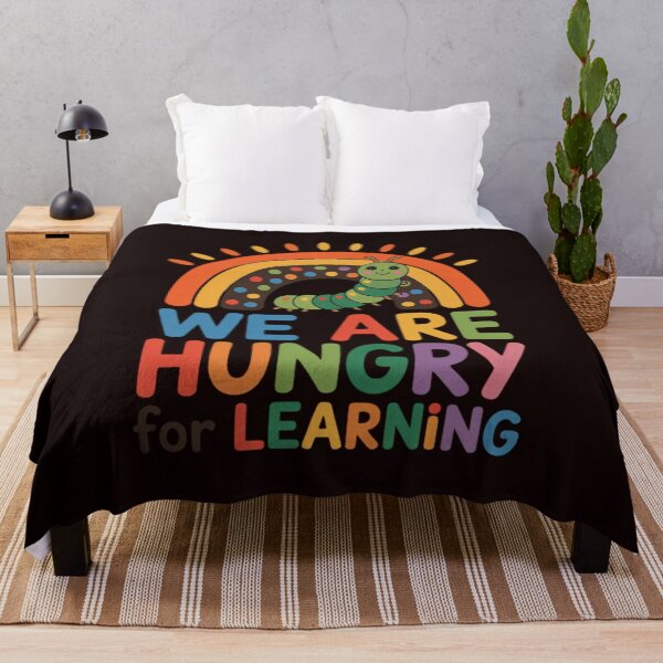 Item preview, We Are Hungry For Learning Back To School Student Kids designed and sold by hettingerchaim.