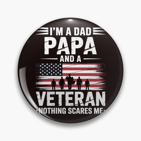 Item preview, I'm A Dad Papa And Veteran Fathers Day Papa Grandpa designed and sold by hettingerchaim.