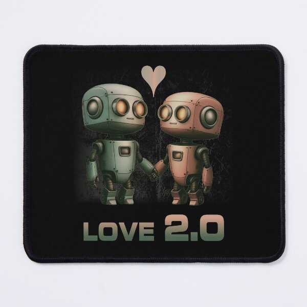 Item preview, Love 2.0 – Robot Love, Futuristic Love of Robots designed and sold by emilianaka.