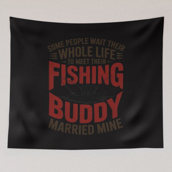 Item preview, I Married My Fishing Buddy , Husband Wife Fishing designed and sold by demarioTTS.