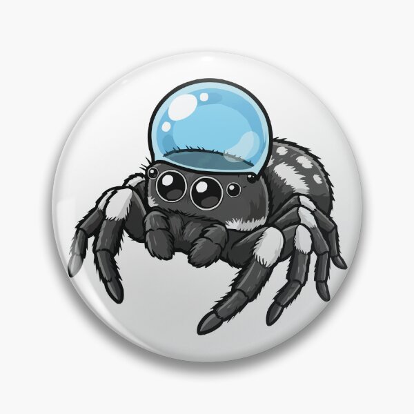 Item preview, Cute Jumping Spider with Water Droplet Hat designed and sold by Petzzz.