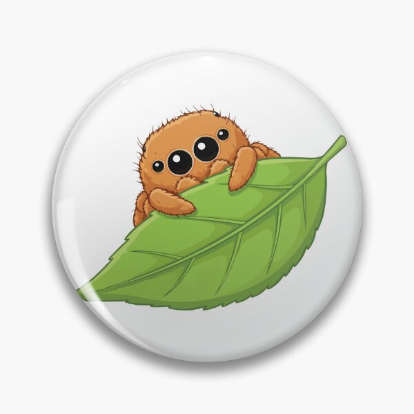 Item preview, Shy Spooder - Cute Hiding Jumping Spider designed and sold by Petzzz.