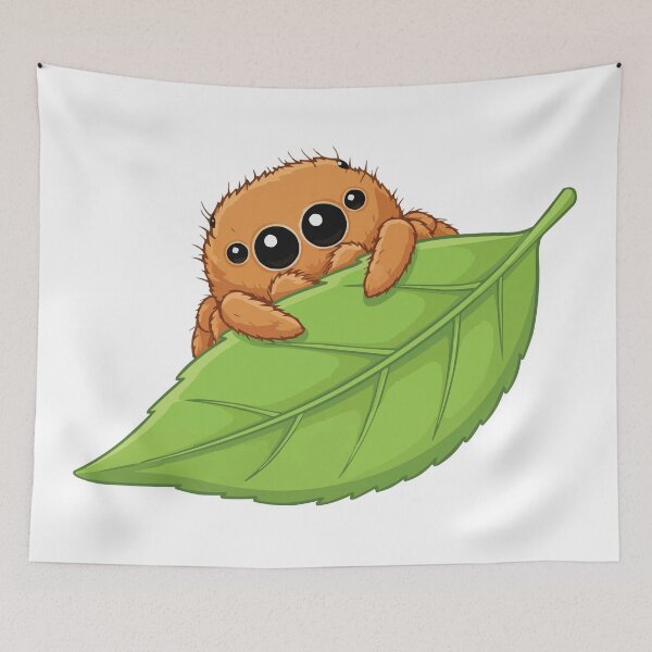 Item preview, Shy Spooder - Cute Hiding Jumping Spider designed and sold by Petzzz.