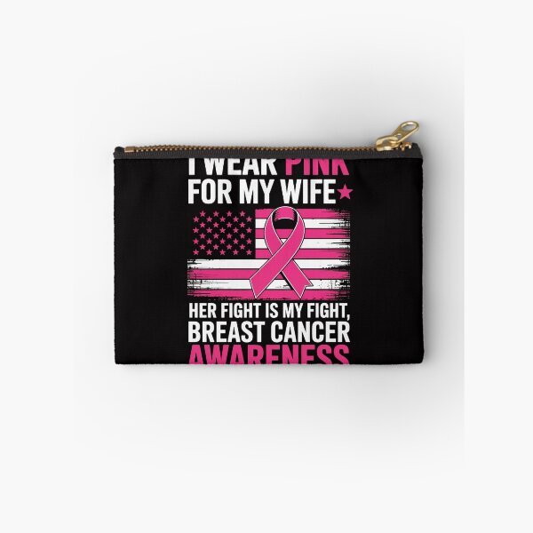Item preview, I Wear Pink For My Wife Breast Cancer Husband American Flag designed and sold by demarioTTS.