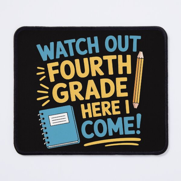 Item preview, Watch Out Fourth Grade Here I Come School Supplies designed and sold by demarioTTS.