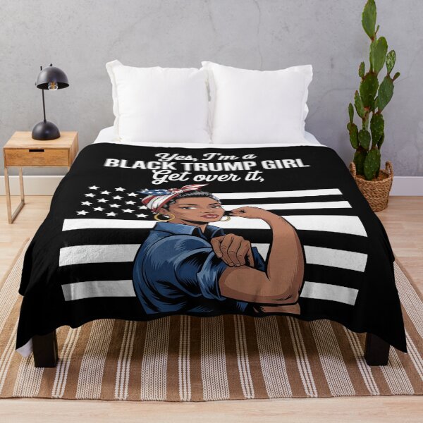 Item preview, Yes, I'm a Black Trump Girl African American for Trump designed and sold by CombatTask.