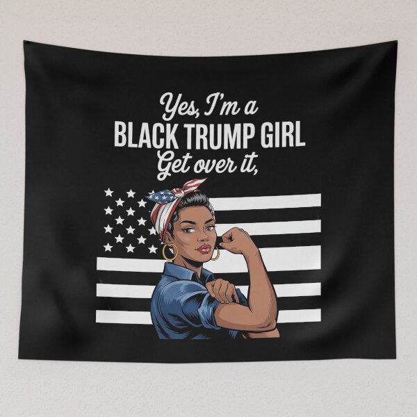 Item preview, Yes, I'm a Black Trump Girl African American for Trump designed and sold by CombatTask.