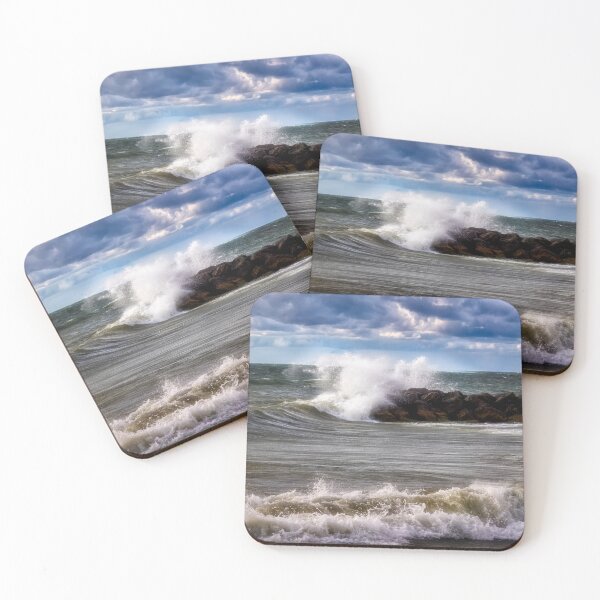 Item preview, Waves on the Breakwater at Presque Isle State Park - Erie, PA designed and sold by Kathy Weaver.