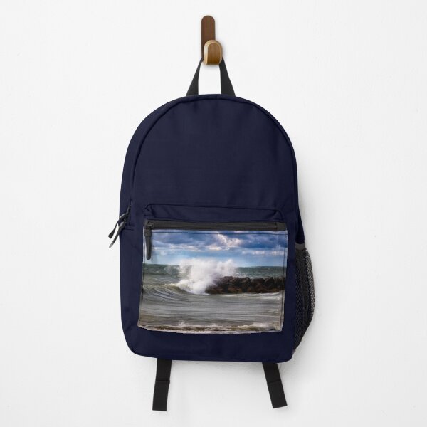 Item preview, Waves on the Breakwater at Presque Isle State Park - Erie, PA designed and sold by Kathy Weaver.