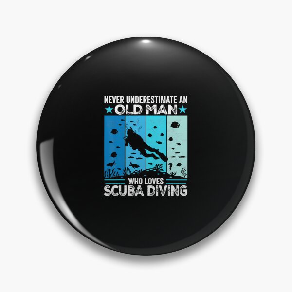 Item preview, Never Underestimate An Old Man Who Loves Scuba Diving designed and sold by donadonvgran.