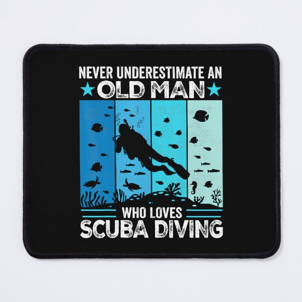 Item preview, Never Underestimate An Old Man Who Loves Scuba Diving designed and sold by donadonvgran.