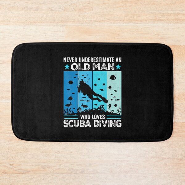 Item preview, Never Underestimate An Old Man Who Loves Scuba Diving designed and sold by donadonvgran.