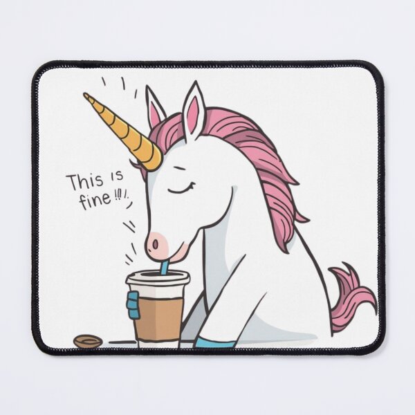 Item preview, Unicorn Problems - Funny Real Life Struggle Meme Art designed and sold by QuikFun.