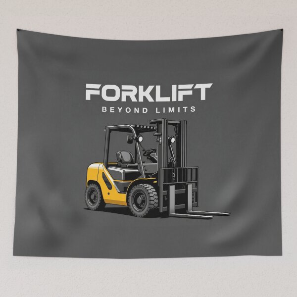Item preview, Forklift Beyond Limits – Modern Industrial Forklift Design designed and sold by RetroNibylander.