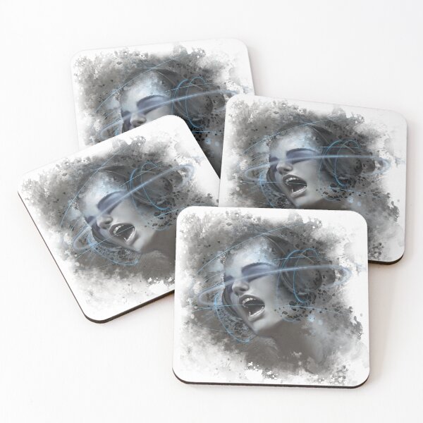 Item preview, Dispersing Reality surreal art with music and headphones designed and sold by Fantasy-art-z.