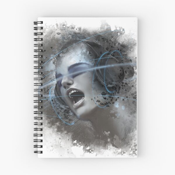 Item preview, Dispersing Reality surreal art with music and headphones designed and sold by Fantasy-art-z.