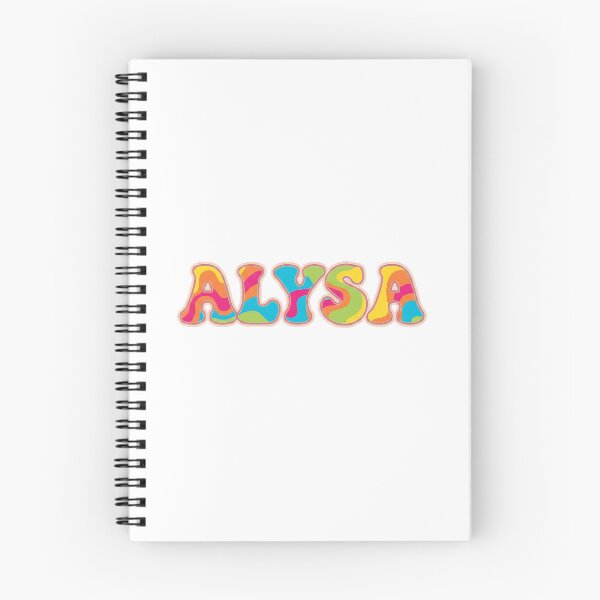 Item preview, ❤️ Alysa Personalized Name Wavy Retro Shirt, Coffee Mug, Sticker Gift designed and sold by HelixPedia.