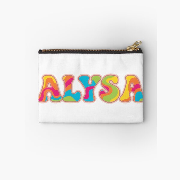 Item preview, ❤️ Alysa Personalized Name Wavy Retro Shirt, Coffee Mug, Sticker Gift designed and sold by HelixPedia.