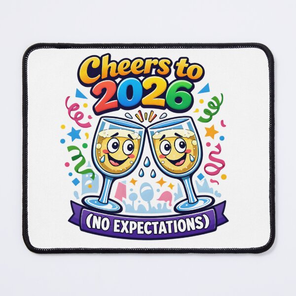 Item preview, Cheers to 2026 (No Expectations) designed and sold by gavinroyal.