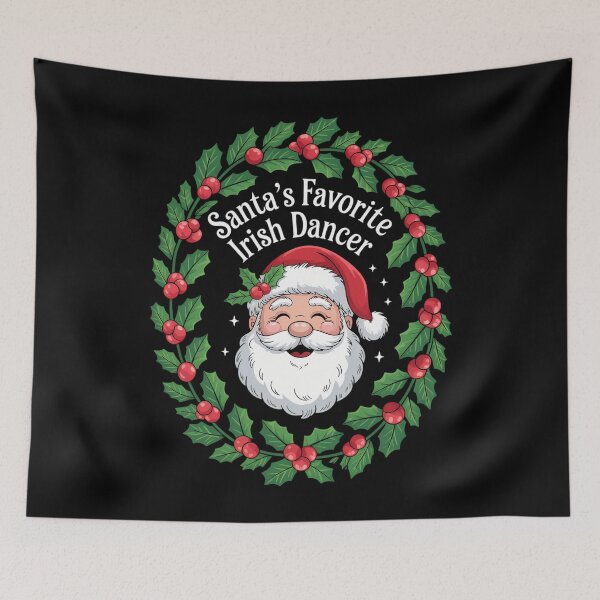 Item preview, Santa_s Favorite Irish Dancer Christmas designed and sold by comptorasunfia.