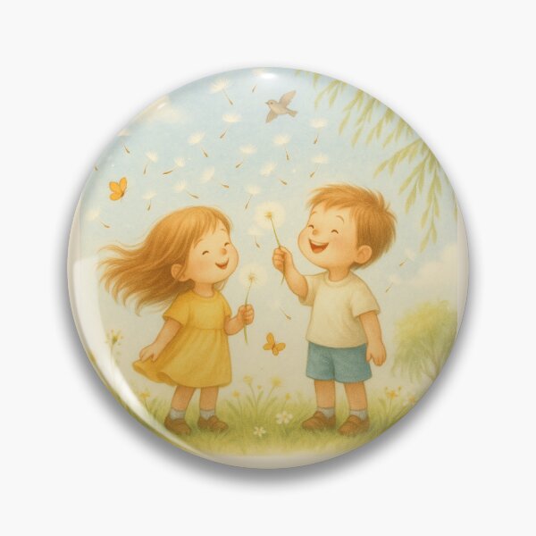 Item preview, The Wonder of Watching Dandelions in the Wind – Childhood Moment Mini Series designed and sold by FunscapeHQ.