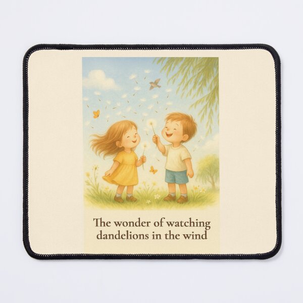 Item preview, The Wonder of Watching Dandelions in the Wind – Childhood Moment Mini Series designed and sold by FunscapeHQ.