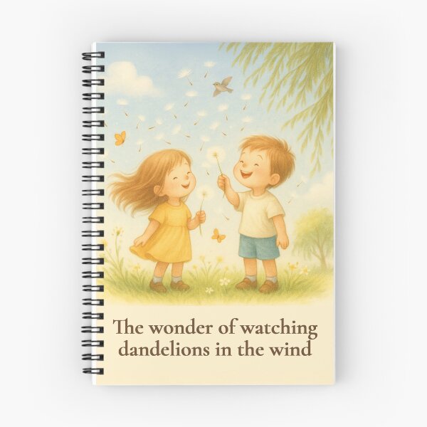 Item preview, The Wonder of Watching Dandelions in the Wind – Childhood Moment Mini Series designed and sold by FunscapeHQ.