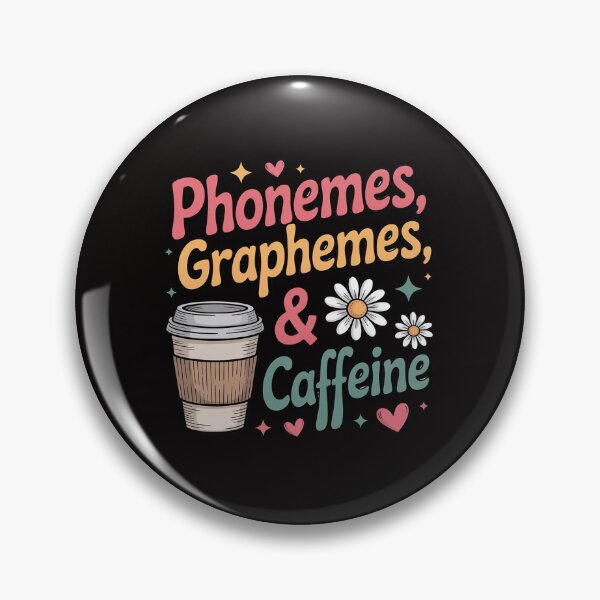 Item preview, Reading Teacher Coffee Lover Phonemes Graphemes & Caffeine designed and sold by ForestMmost.