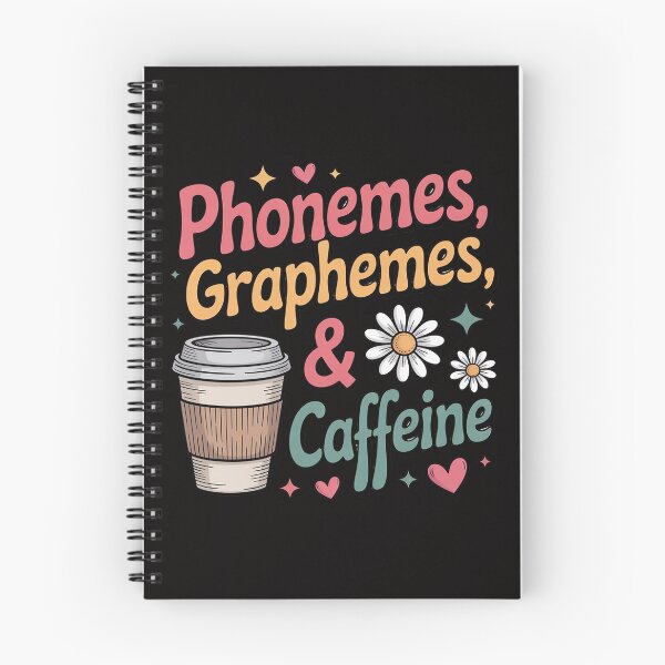 Item preview, Reading Teacher Coffee Lover Phonemes Graphemes & Caffeine designed and sold by ForestMmost.