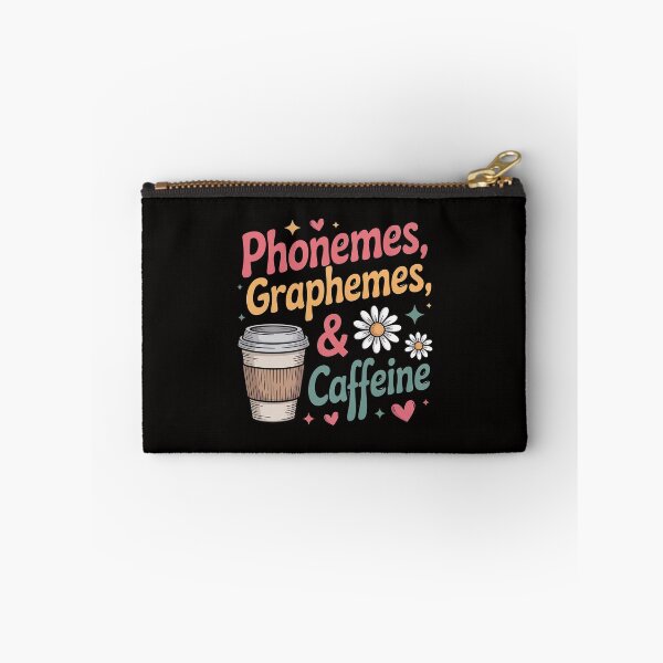 Item preview, Reading Teacher Coffee Lover Phonemes Graphemes & Caffeine designed and sold by ForestMmost.