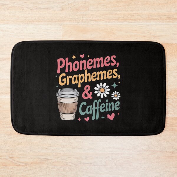 Item preview, Reading Teacher Coffee Lover Phonemes Graphemes & Caffeine designed and sold by ForestMmost.
