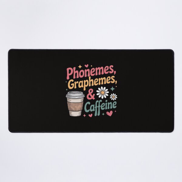 Item preview, Reading Teacher Coffee Lover Phonemes Graphemes & Caffeine designed and sold by ForestMmost.