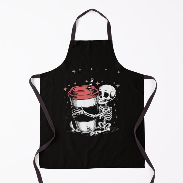 Item preview, Maybe Coffee is Addicted to Me Halloween Skeleton Coffee designed and sold by ForestMmost.