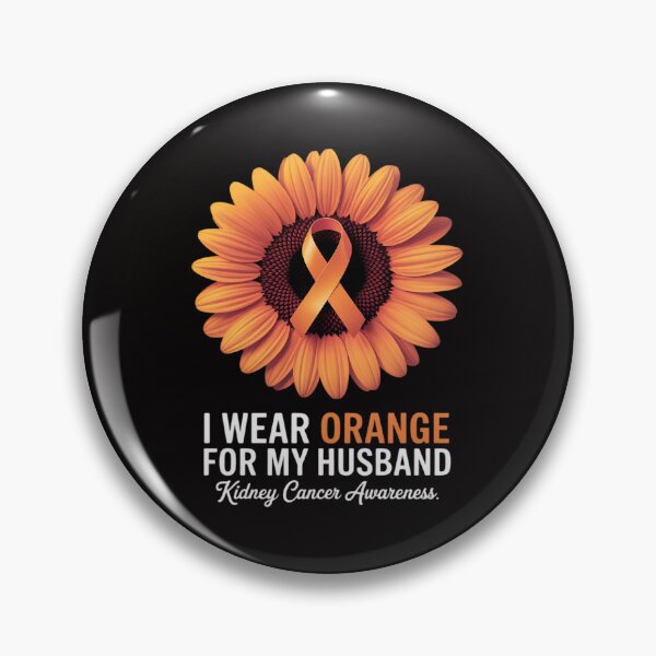 Item preview, I Wear Orange For My Husband Kidney Cancer Awareness designed and sold by ForestMmost.
