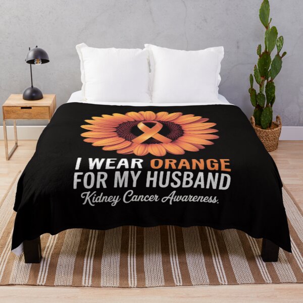 Item preview, I Wear Orange For My Husband Kidney Cancer Awareness designed and sold by ForestMmost.