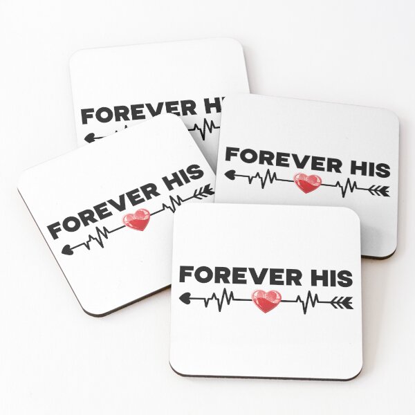Item preview, Forever His - Funny Matching Graphic For Couples, Black Text.  designed and sold by HGstudioDesign.