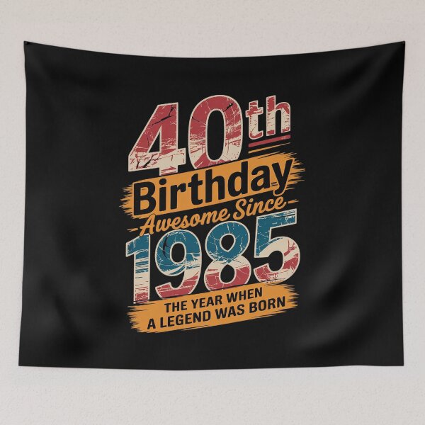 Item preview, 40 Year Old 1985 40th Birthday designed and sold by MythWoot.