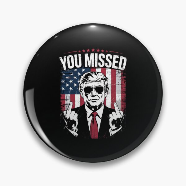 Item preview, You Missed Trump 2024 US American Flag designed and sold by AquaKiev.