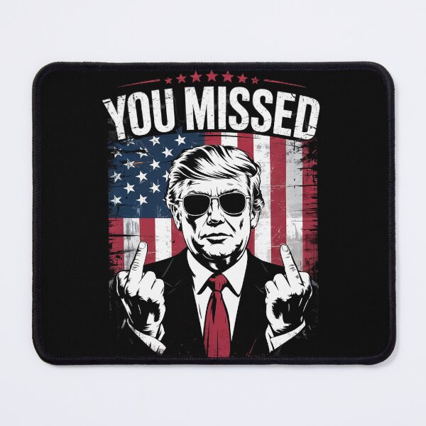Item preview, You Missed Trump 2024 US American Flag designed and sold by AquaKiev.