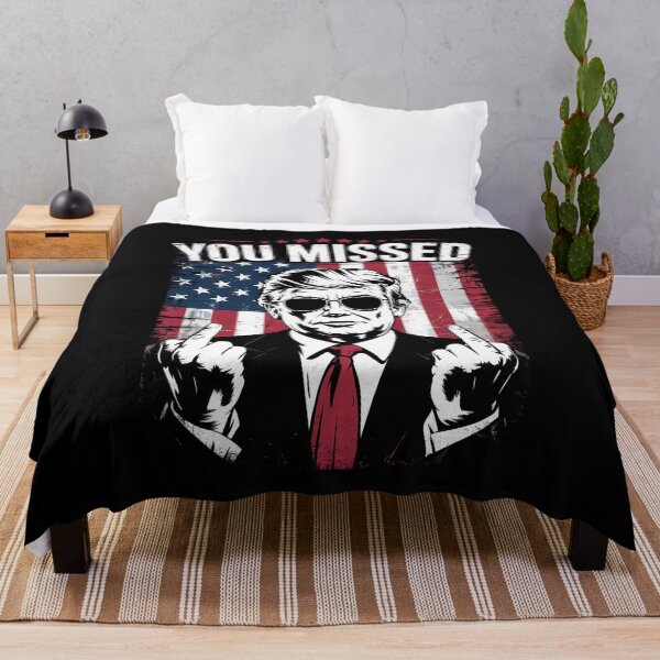 Item preview, You Missed Trump 2024 US American Flag designed and sold by AquaKiev.