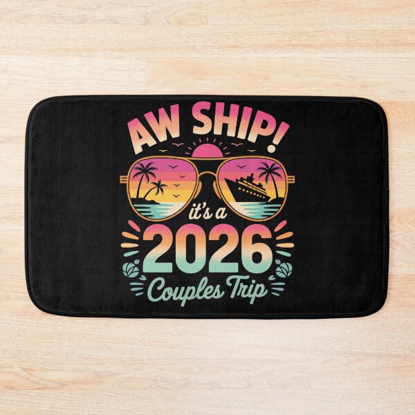 Item preview, Retro Aw Ship It's A 2026 Couples Matching Anniversary Cruise Vacation designed and sold by jakaun.