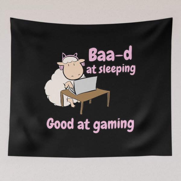 Item preview, Baa-d at Sleeping Good at Gaming designed and sold by HugSomeNettles.