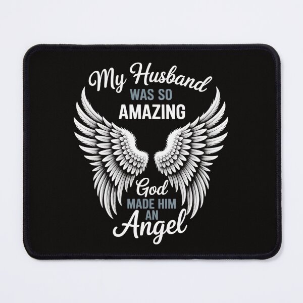 Item preview, Loss of Husband - Guardian Angel Memorial designed and sold by ForestMmost.