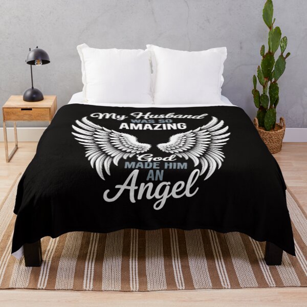Item preview, Loss of Husband - Guardian Angel Memorial designed and sold by ForestMmost.